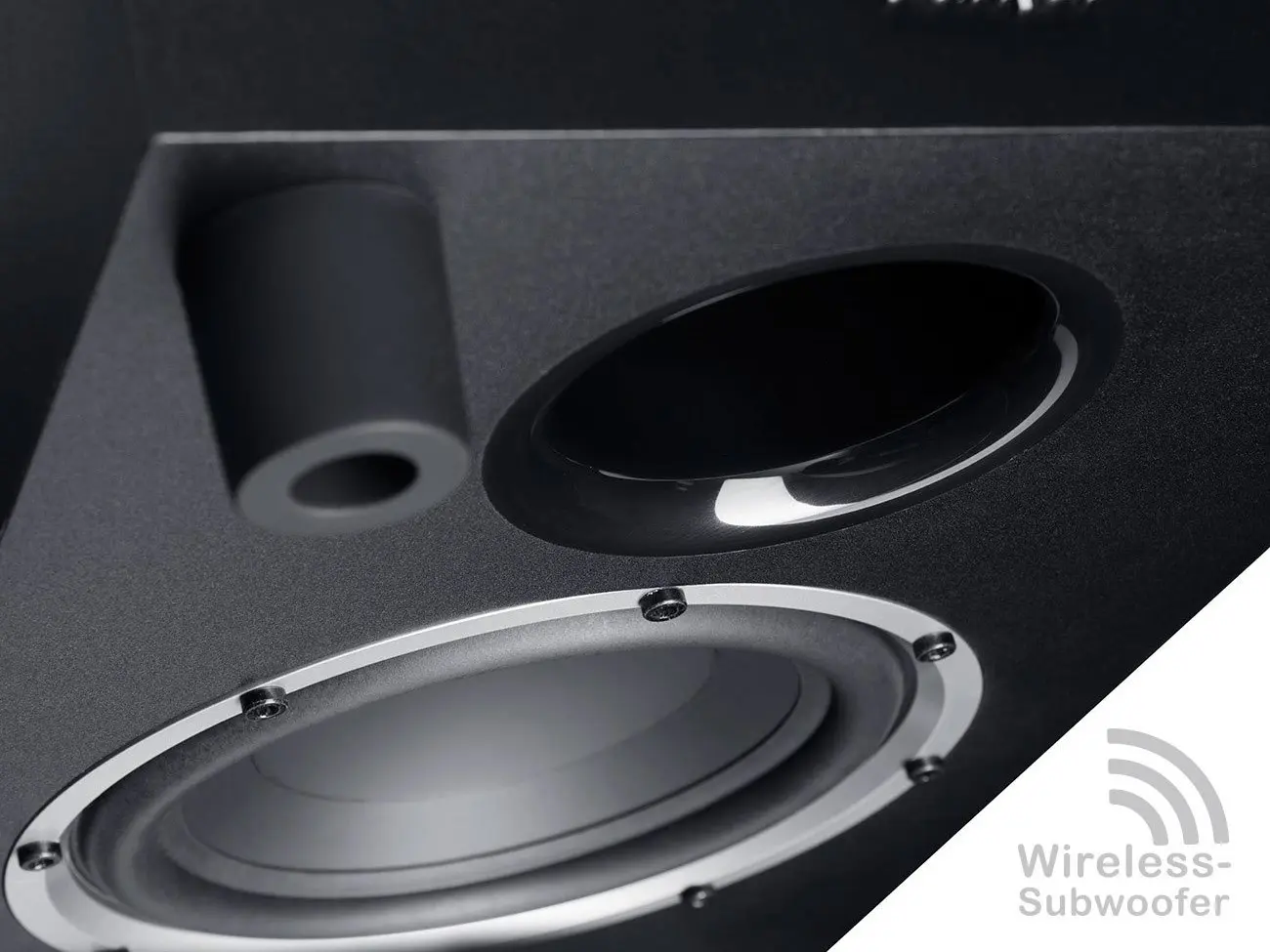 Unterseite Downfire Subwoofer
