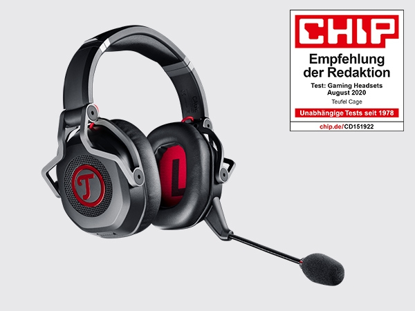 Gaming-Headset CAGE mit Siegel chip.de