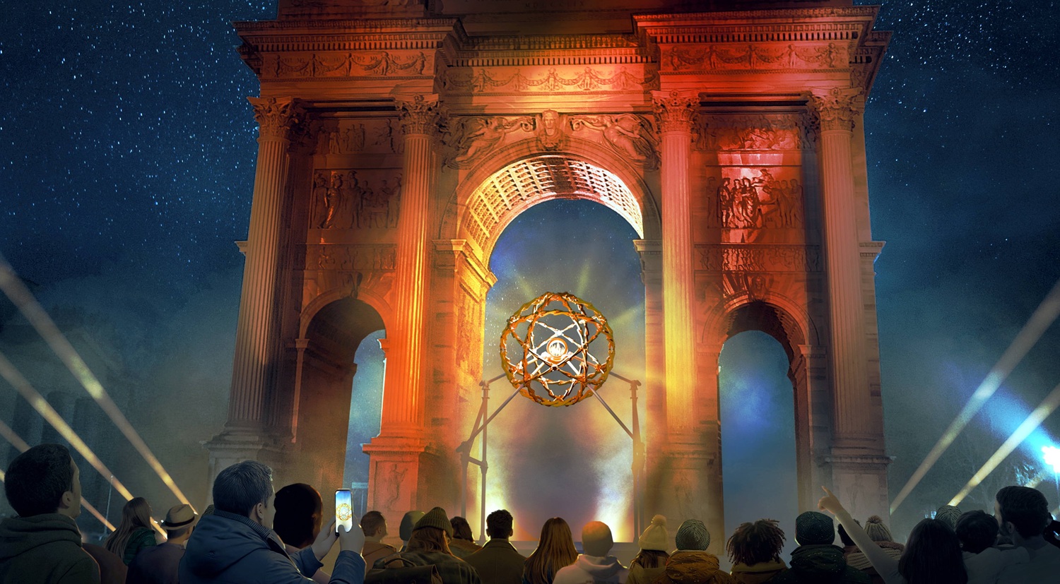 IMAGO-IMAGES Milan, design of the two Braziers of Milan Cortina 2026.